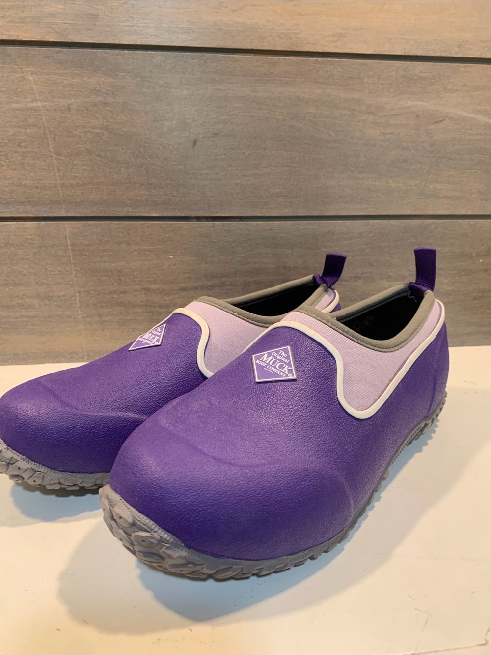 Muck Boot Company Kids Muckster II Low Boots Purple Size 6 Casual Waterproof